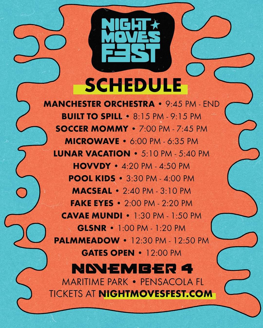 Night Moves Fest lineup