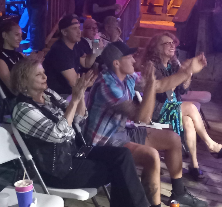 Fans enjoying all of their favorite hits