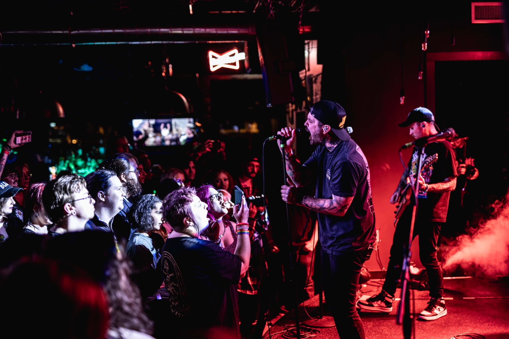 Capstan playing to a full crowd