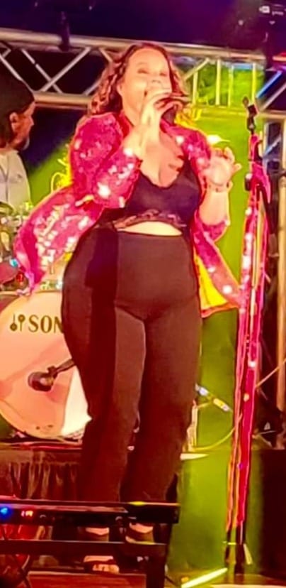Tiffany Carmichael on stage