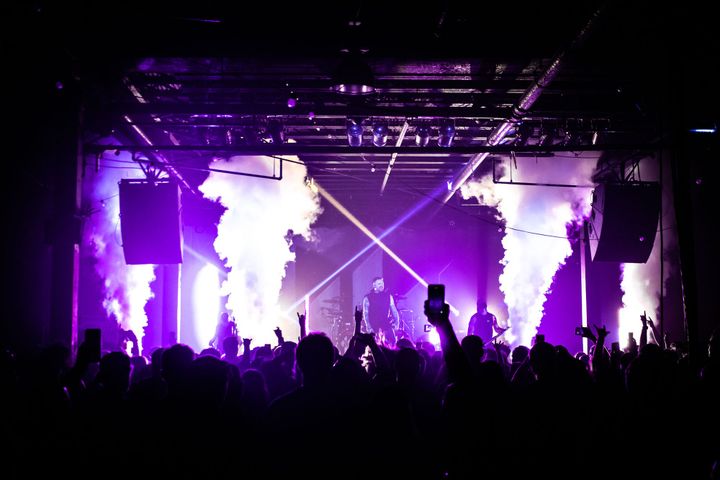 Memphis May Fire performing at Mobile, Alabama's Soul Kitchen on July 11, 2023. 