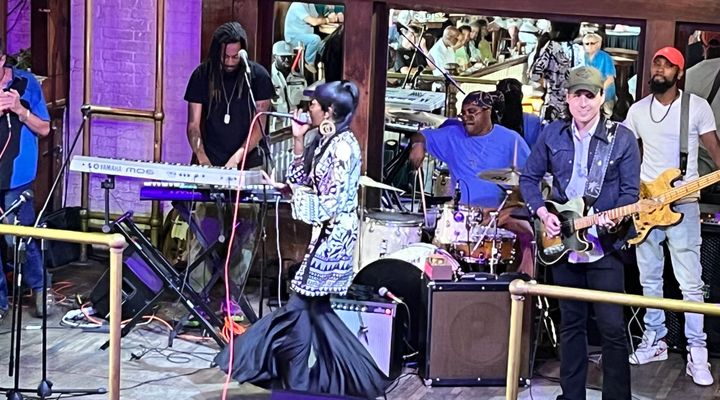 Cat Rhodes and the truth open for Kenny Neal Photo by Rich NaVarre