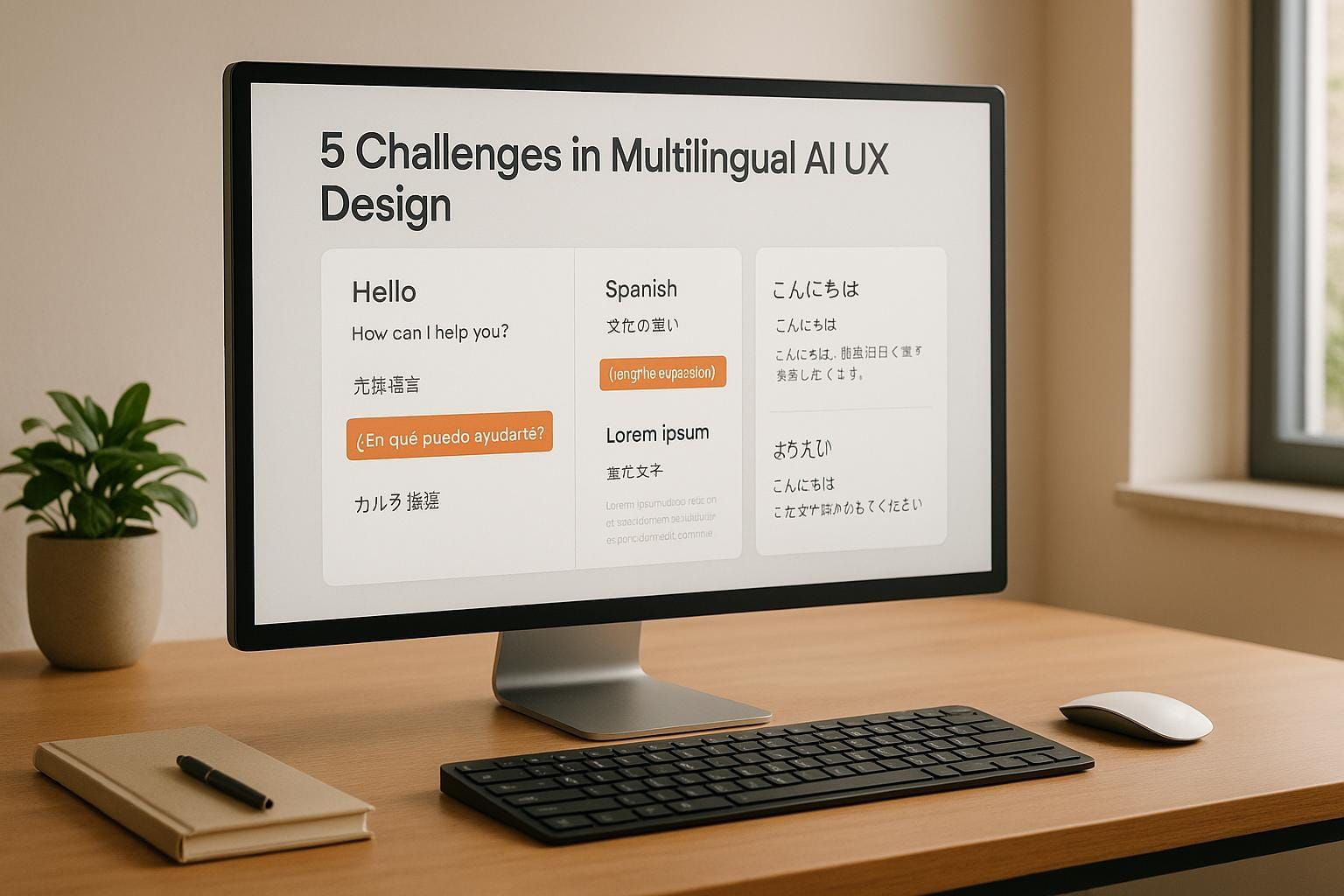 5 Challenges in Multilingual AI UX Design