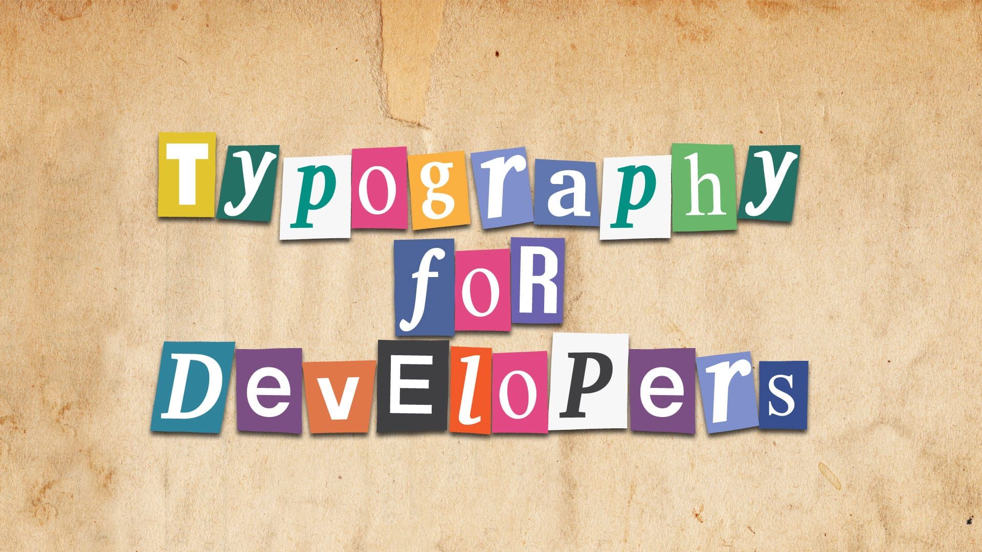 Typography for Developers is Live!