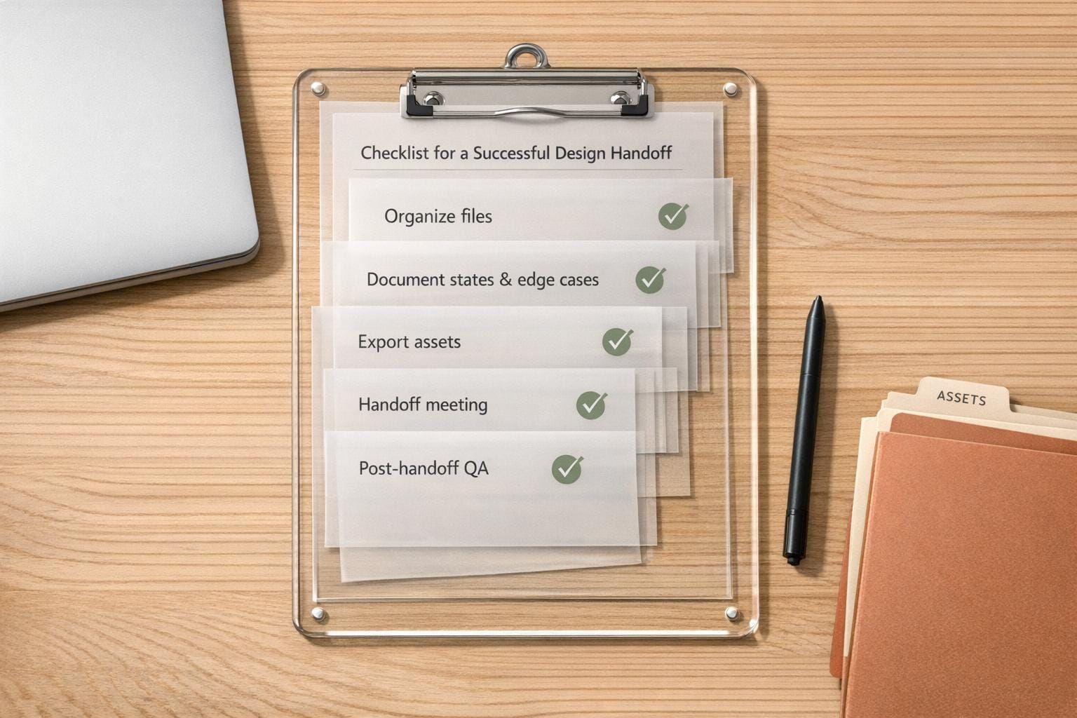 Checklist for a Successful Design Handoff