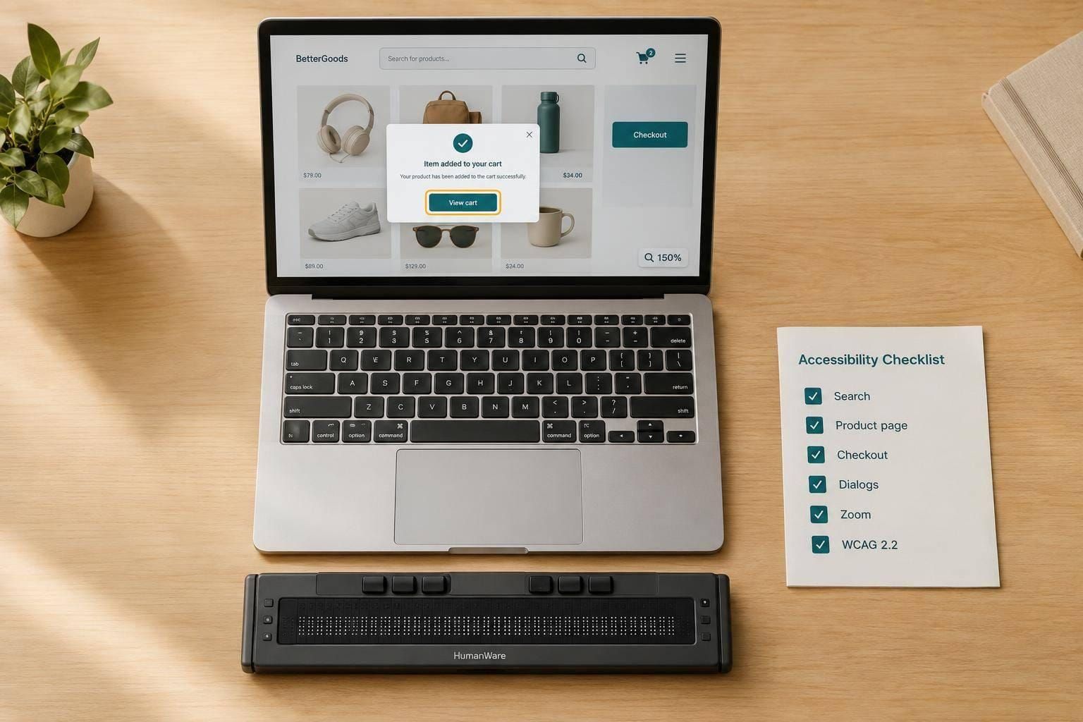 Screen Reader Accessibility Checklist for Online Stores
