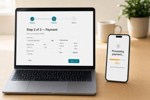 Progress Bars vs Steppers in Checkout Flows