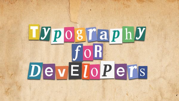 Typography for Developers is Live!