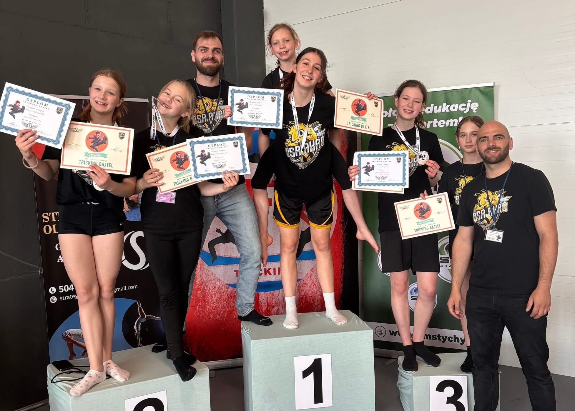Sukces naszych zawodników – zdobyliśmy 8 medali! 🥇