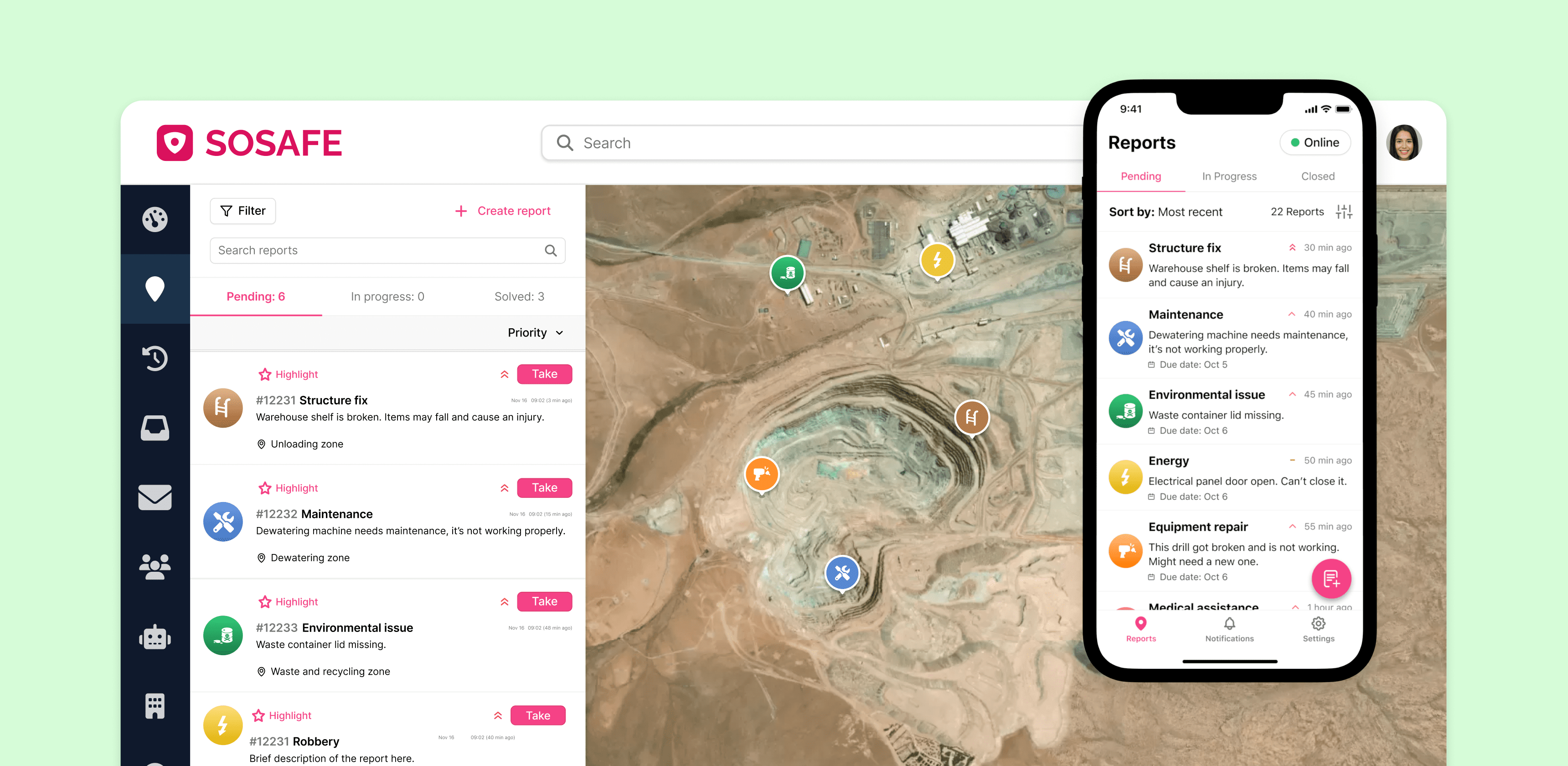 Son varias las compañías mineras que ya usan la plataforma SOSAFE para HSE y EHS.