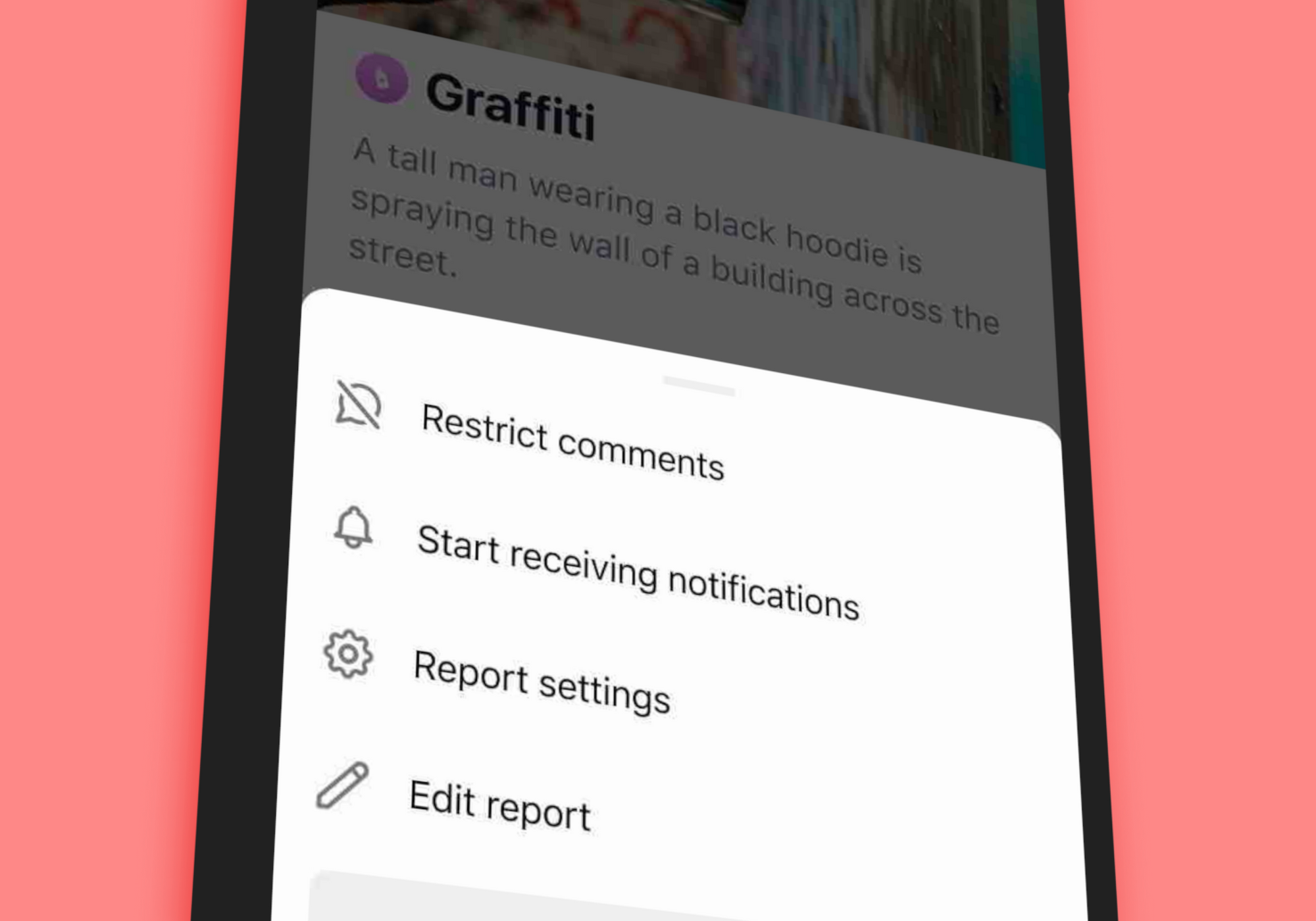 Nuevo: ✋ Moderación en reportes