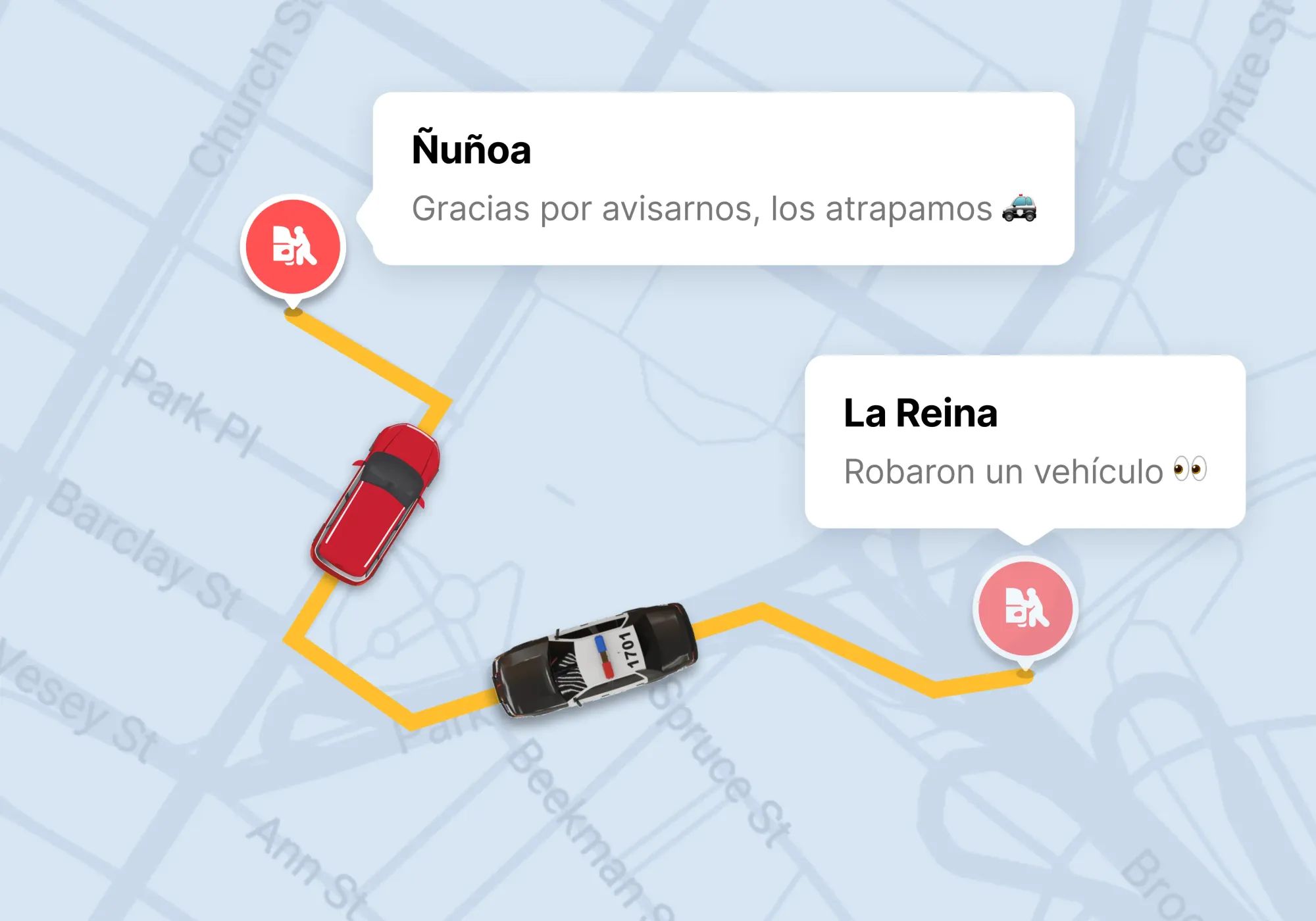 Capturan a delincuentes tras aviso a través de SOSAFE 🚓