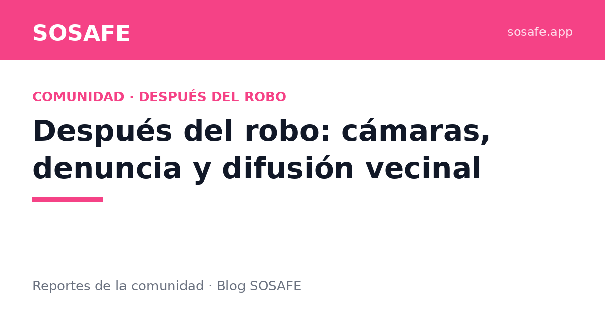 Robo de bicicleta: cómo pedir las cámaras y recuperarla