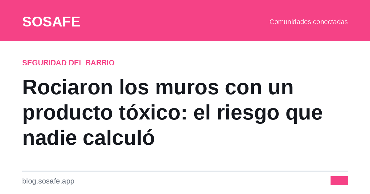Producto tóxico contra mascotas: el riesgo y cómo denunciar