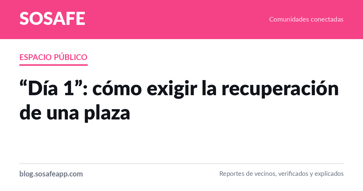 “Día 1”: cómo exigir la recuperación de una plaza