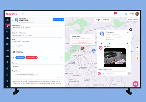 SOSAFE CAD (Computer-Aided Dispatch)