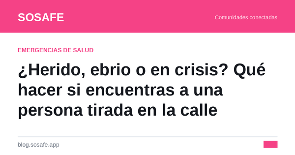 Persona tirada en la calle: qué hacer y cuándo llamar al 131
