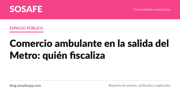 Comercio ambulante en el Metro: quién fiscaliza
