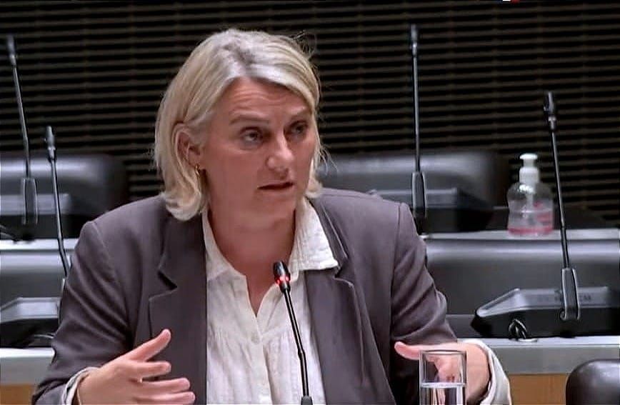Stéphanie Rist, ministre de la Santé, lors du débat à l'Assemblée nationale intitulé « Responsabilité des politiques conduites depuis 2017 sur la dégradation de la santé mentale des jeunes ».