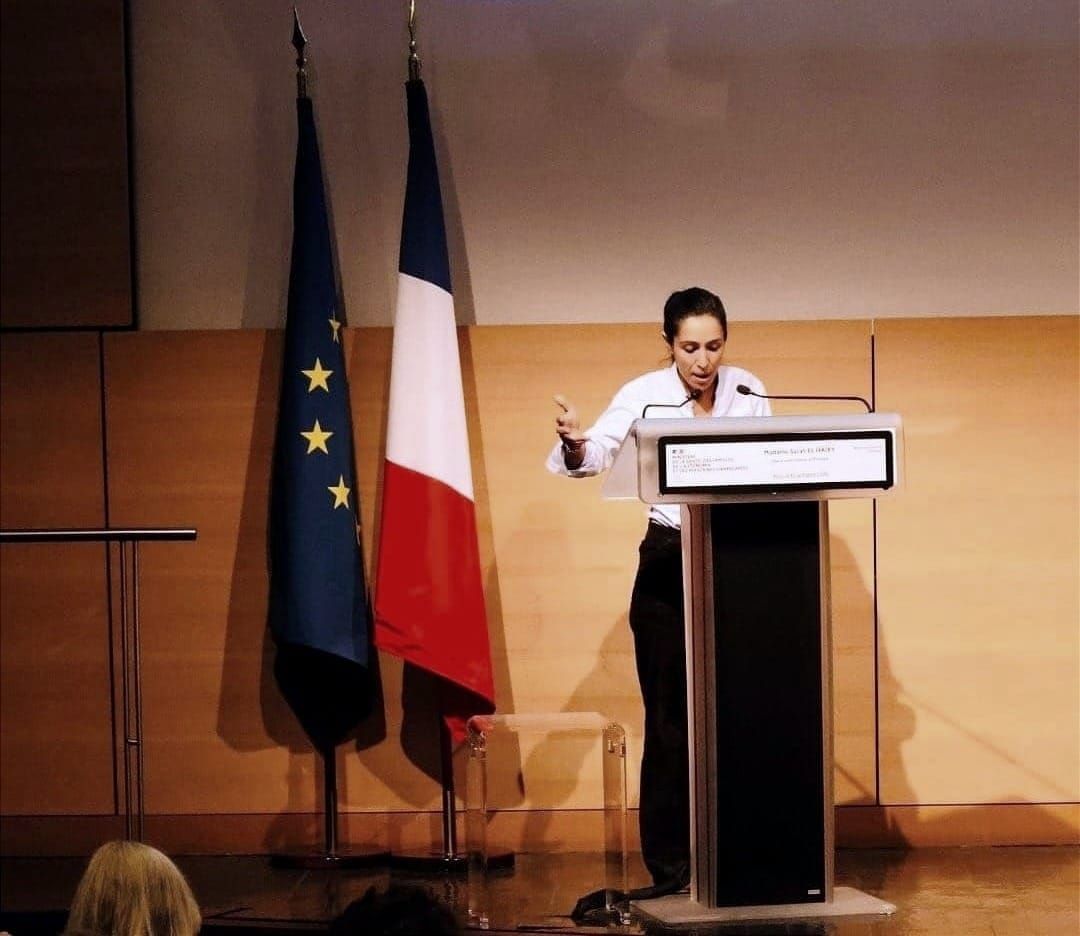 Sarah El Haïry, haute-commissaire à l’Enfance, en clôture du séminaire national des UAPED, le jeudi 15 octobre.