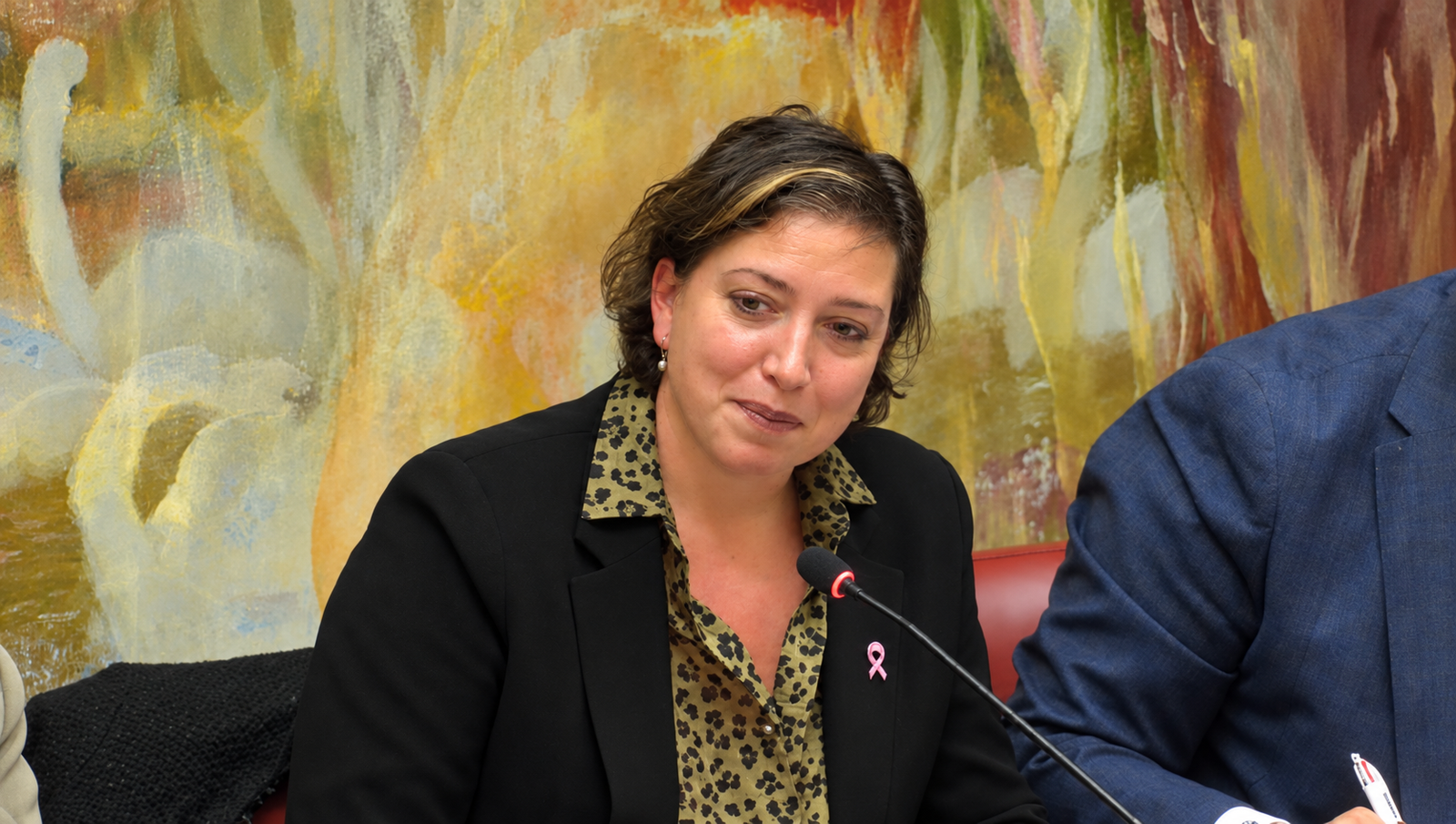 Coralie Dénoues, porte-parole de Départements de France, auditionnée au Sénat le 19 octobre sur le projet de loi relatif à la protection des enfants.