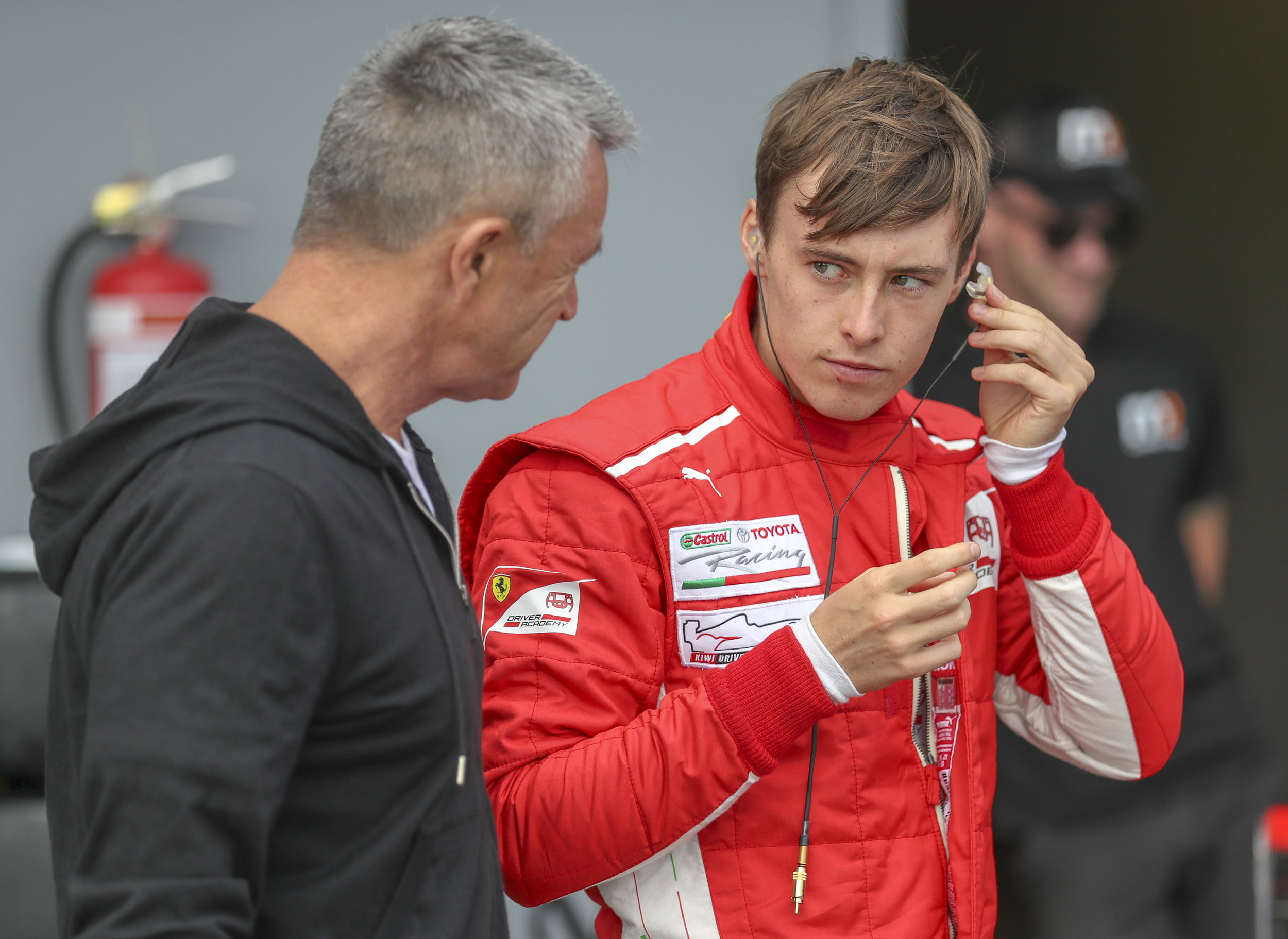 Marcus Armstrong during the race weekend at Bruce McLaren Motorsport Park.