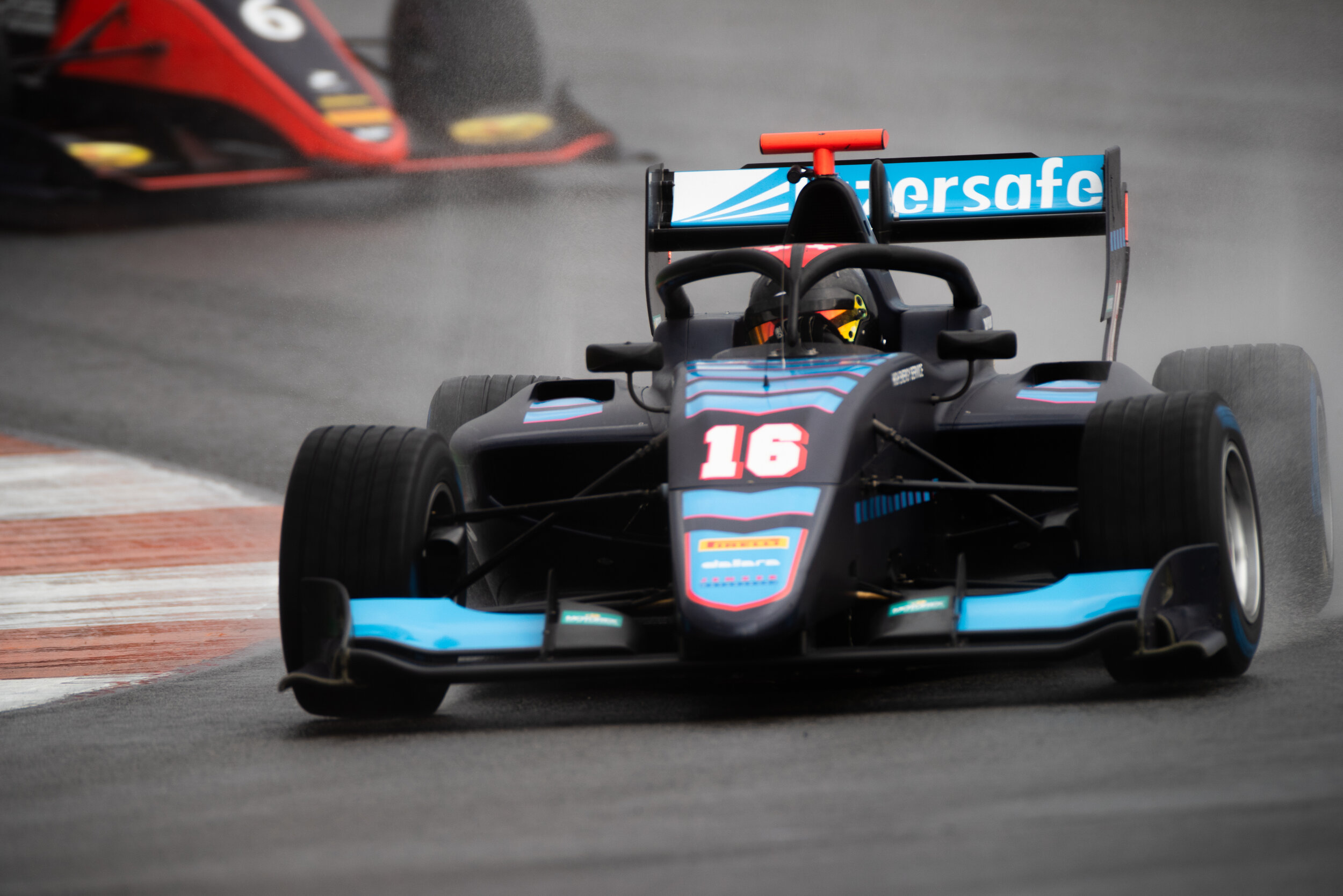 Calan Williams driving for Jenzer Motorsport.
