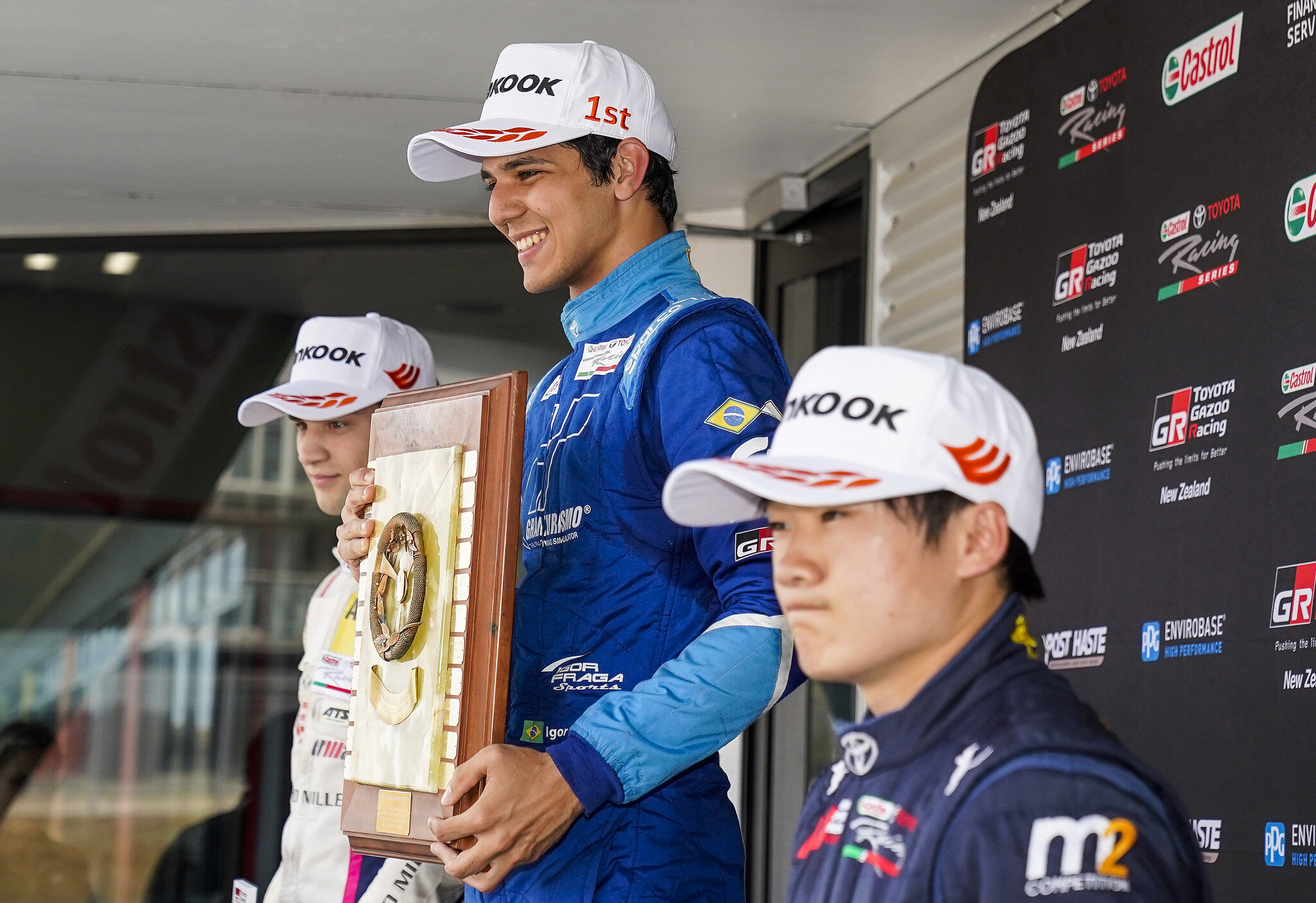 Igor Fraga takes home the 2020 Denny Hulme Trophy.