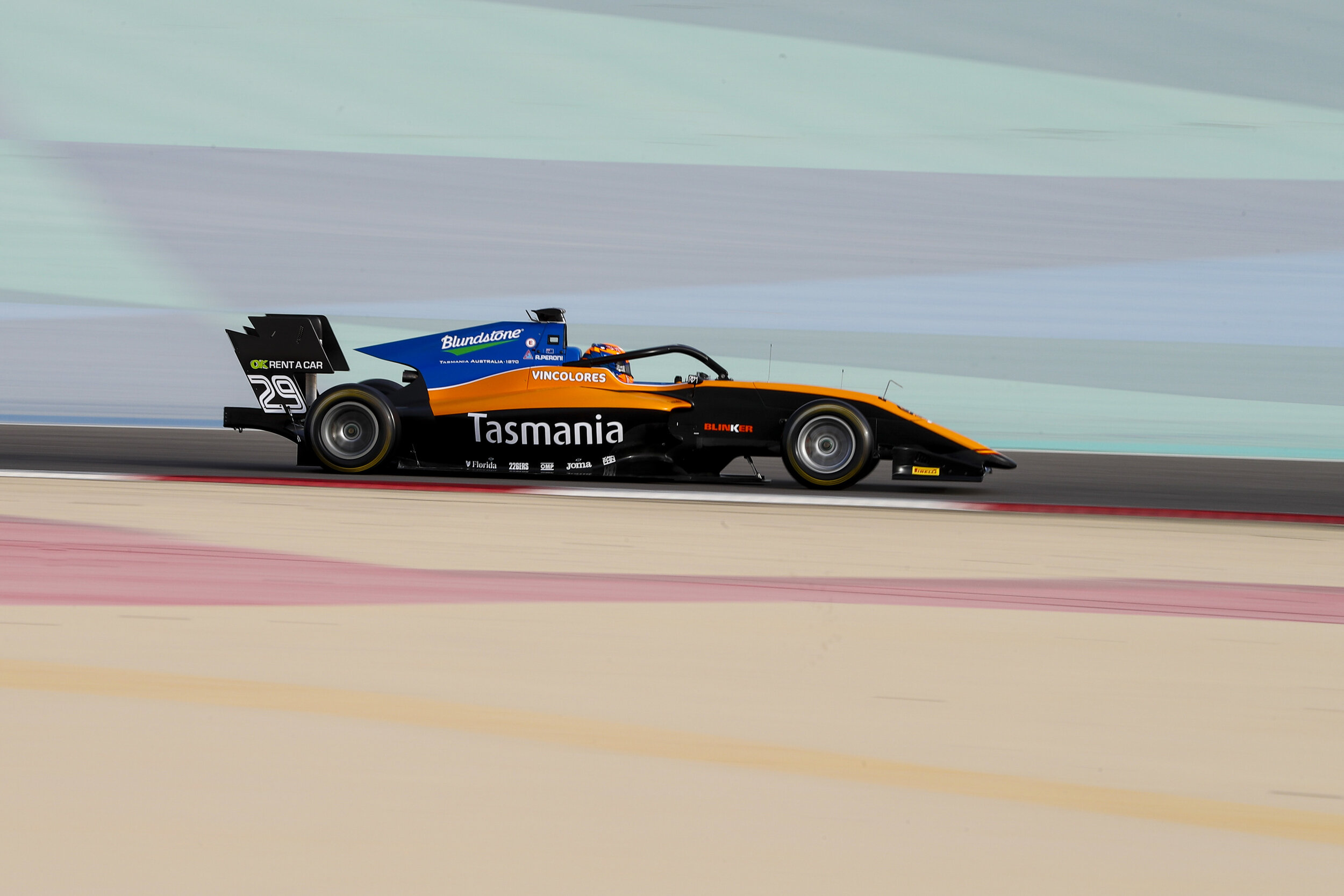 Aussie Alex Peroni ran second-fastest on day 1 of FIA Formula 3 pre-season testing.