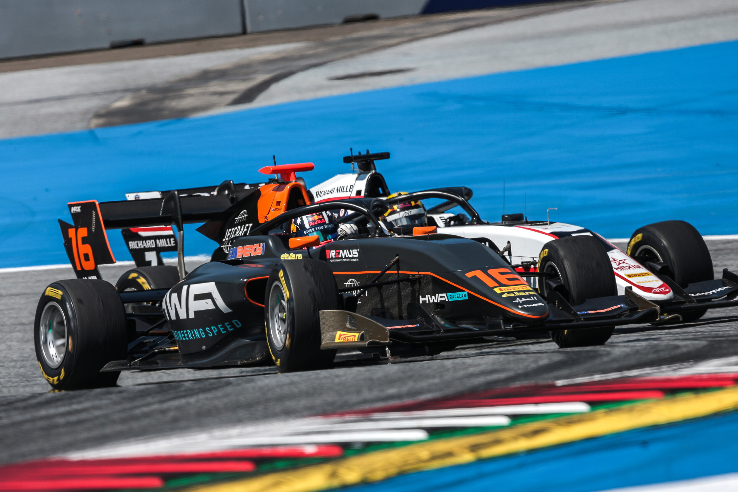 Jack Doohan faced a fierce mid-field battle in the opening round of the FIA Formula 3 Championship. (Image: Supplied/Dutch Photo Agency)