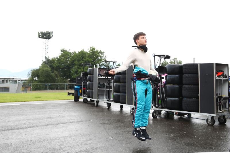 Calan Williams preparing for his FIA Formula 3 debut. (Image: Supplied/Formula Motorsport Limited)