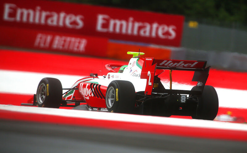 Frederik Vesti qualified for his first FIA Formula 3 pole position. (Image: Supplied/Formula Motorsport Limited)