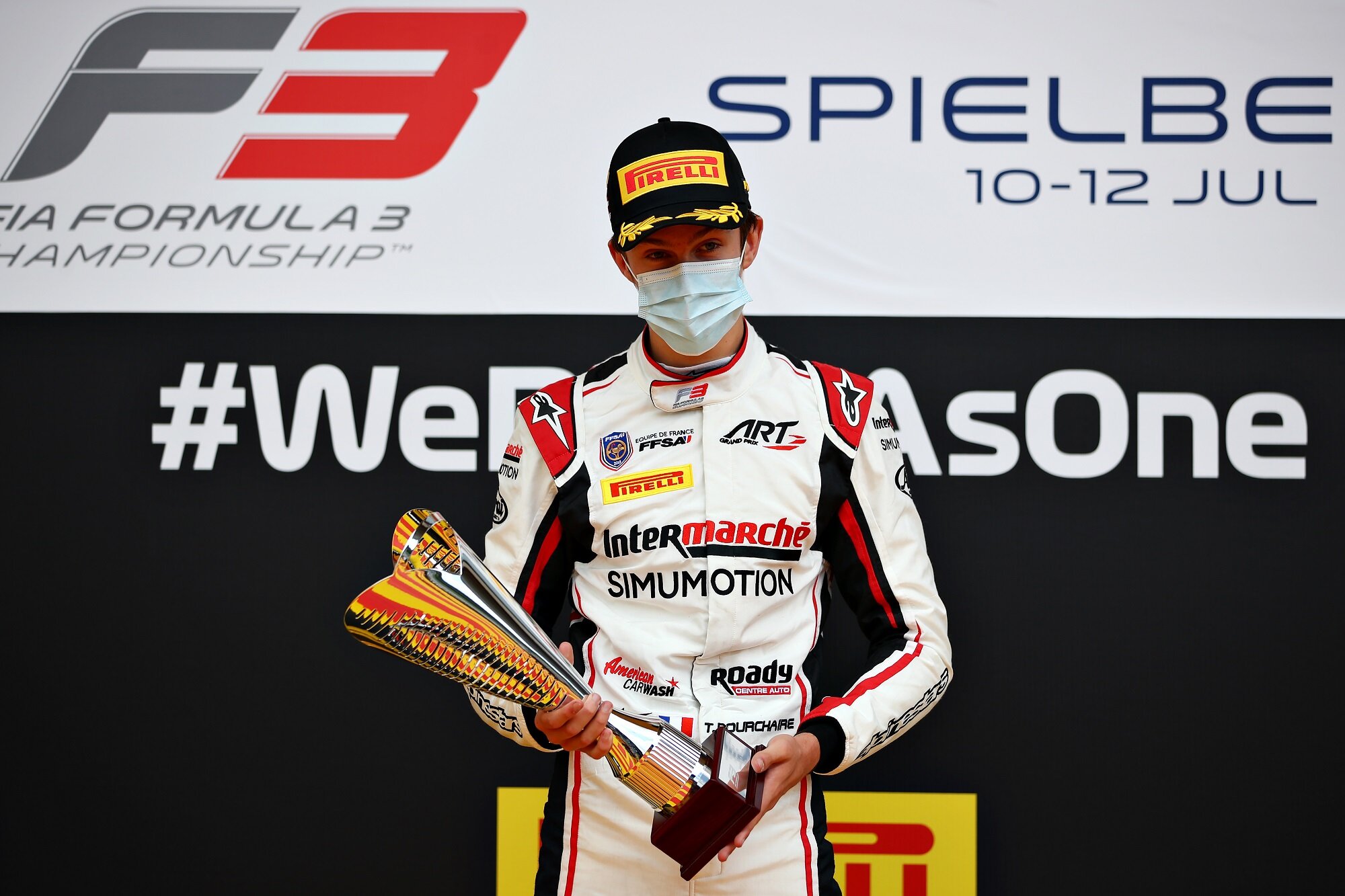 French rookie Théo Pourchaire is still in with a chance for the FIA F3 Driver’s Championship. (Image: Supplied/Formula Motorsport Limited)