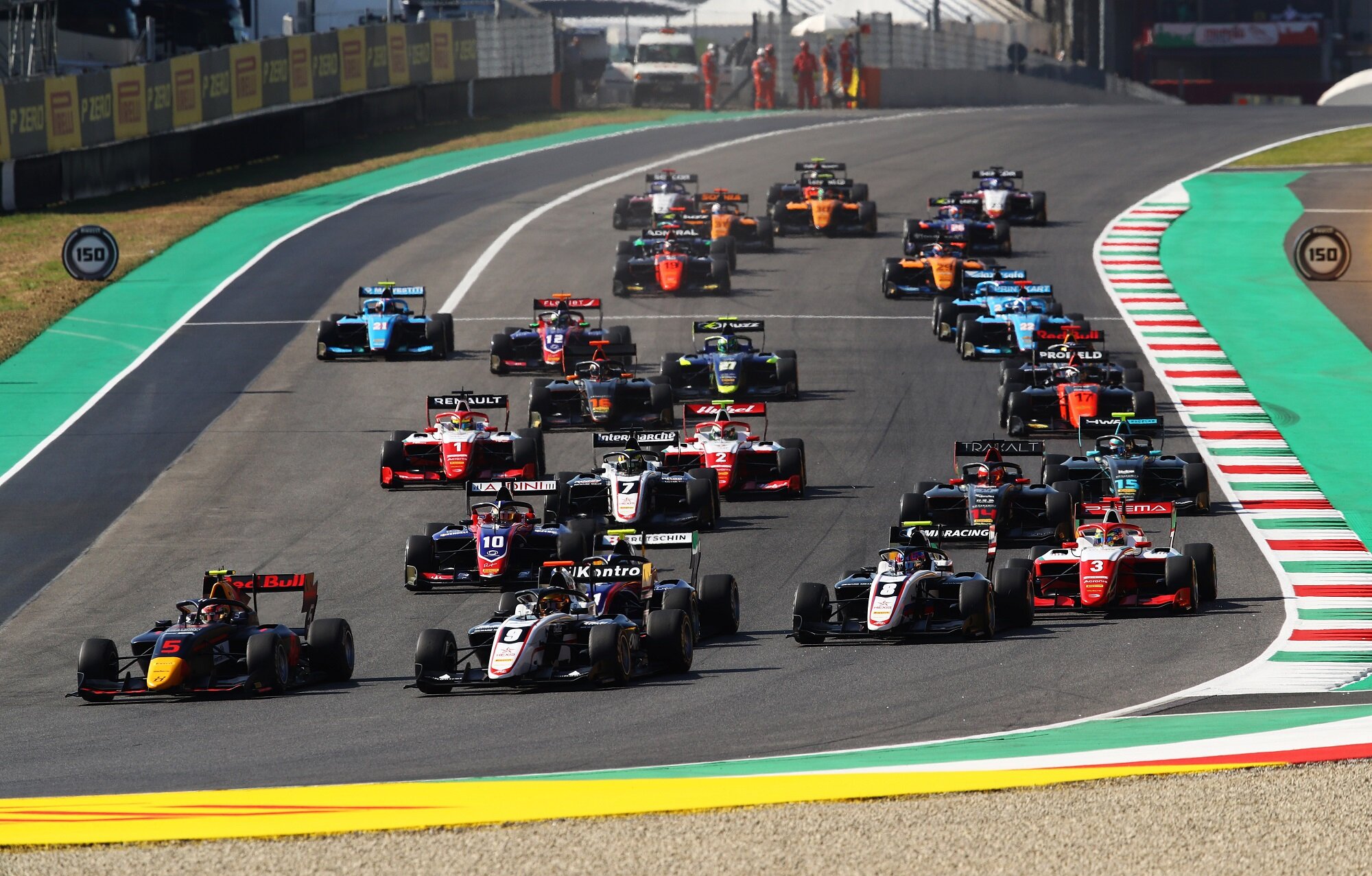 The FIA Formula 3 grid at the 2020 season finale in Mugello. (Formula Motorsport Limited)