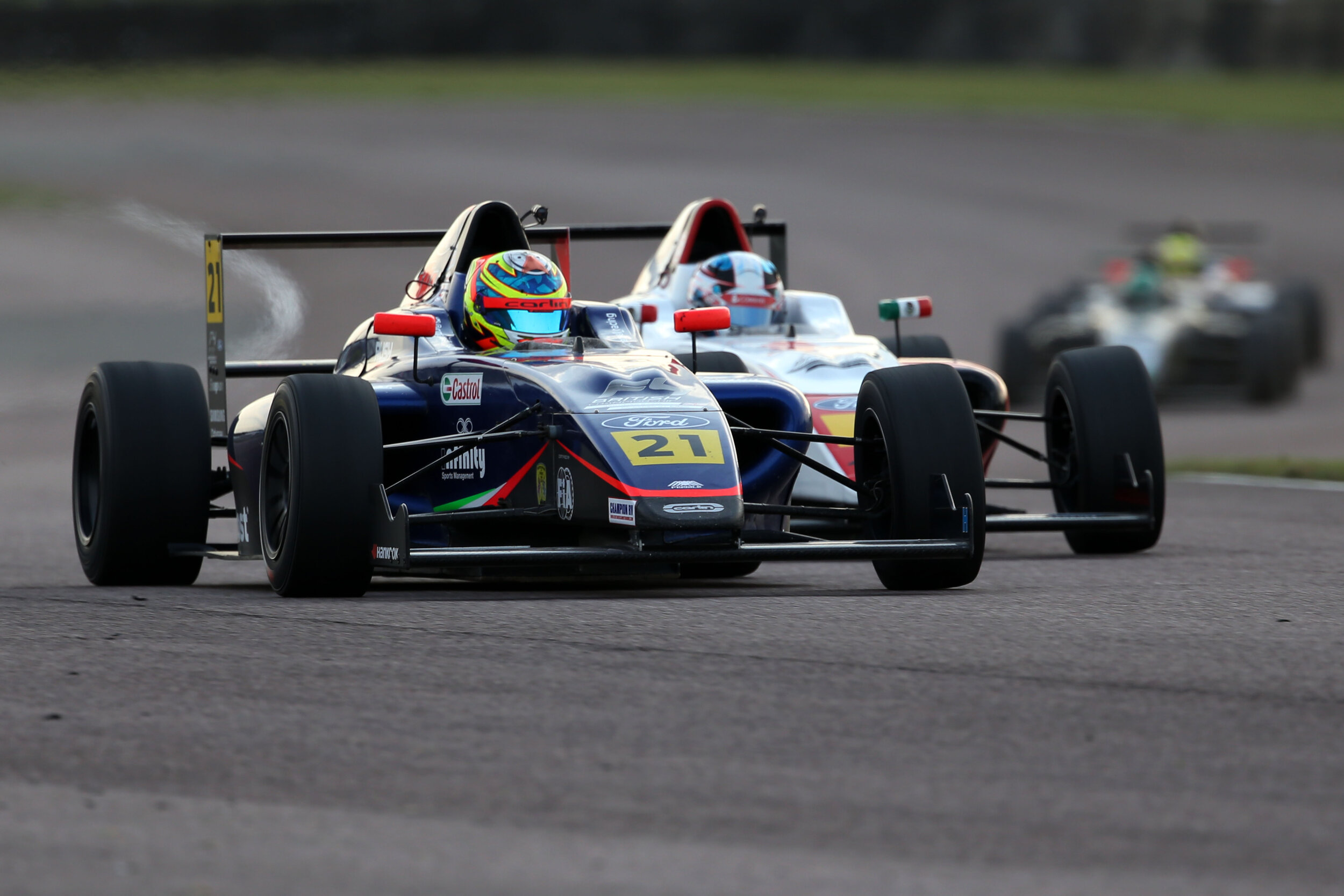 Christian Mansell is currently eighth in the overall British F4 standings. (Image: Supplied/Jakob Ebrey Photography