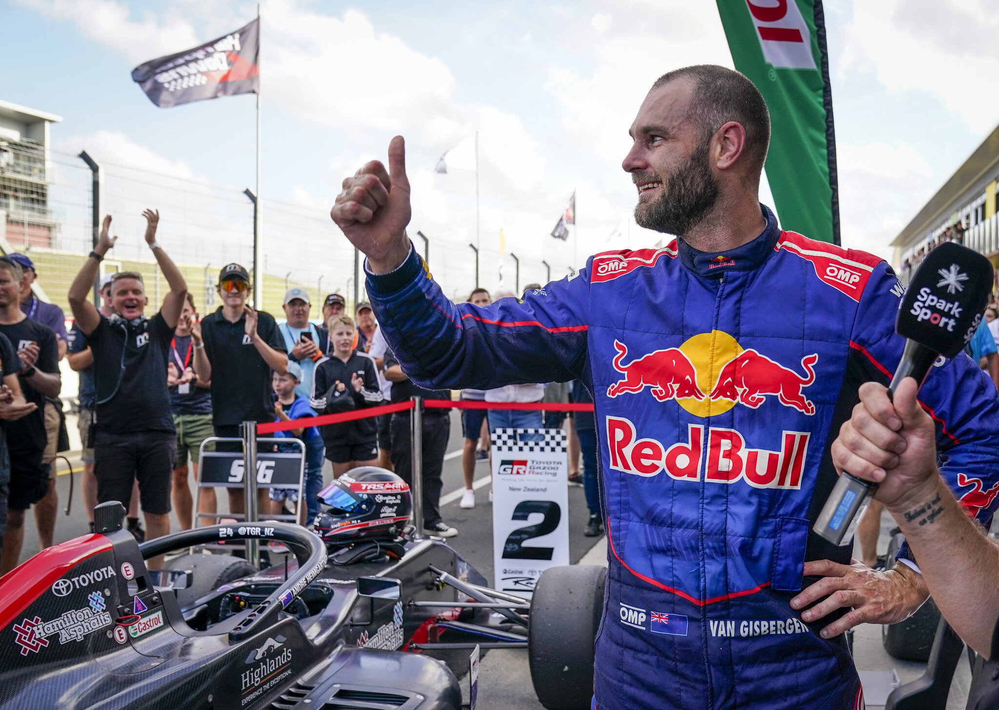Shane van Gisergen New Zealand Grand Prix