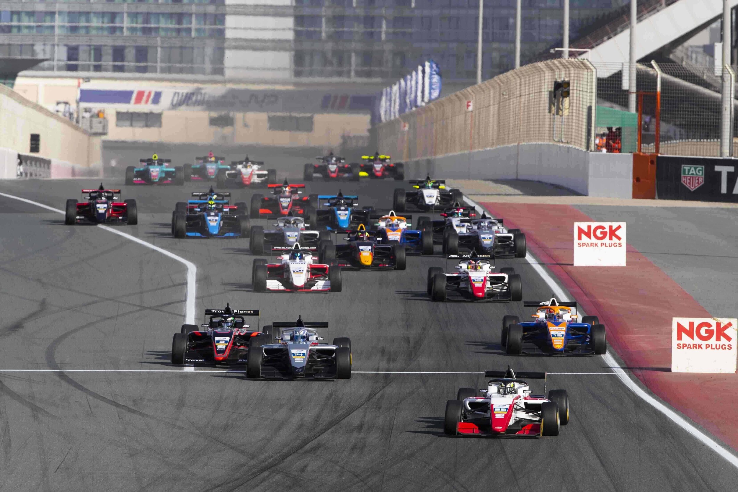 The 2021 F3 Asian Championship field. (Supplied)