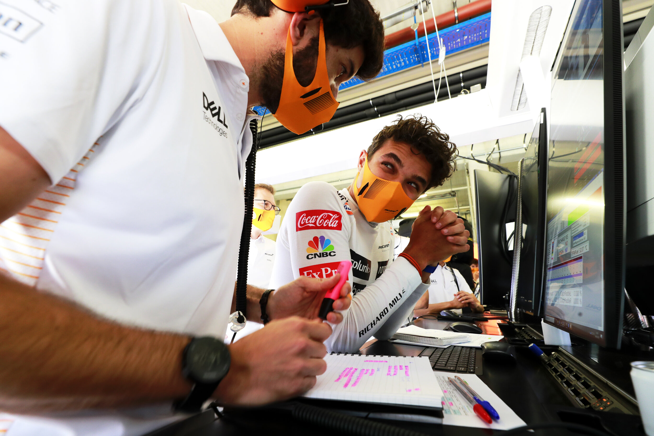 Lando Norris preparing for Qualifying at the Red Bull Ring. (Supplied)