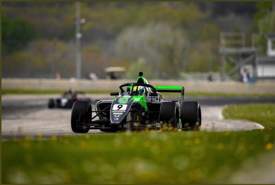 Joshua Car on track at Mid-Ohio in the Formula Regional Americas Championship. (FR Americas/Crosslink Competition)