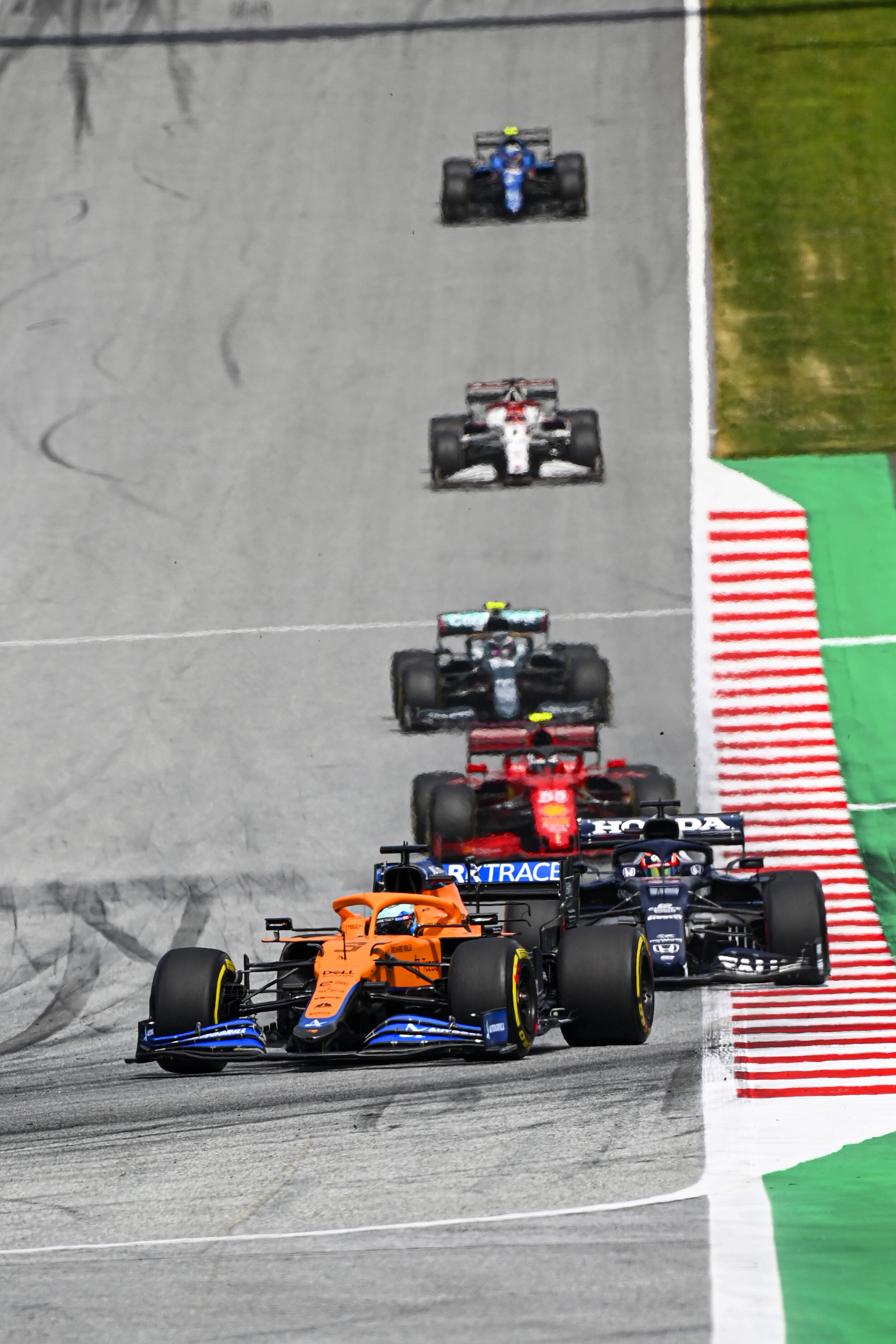 Daniel Ricciardo on-track during the Styrian Grand Prix. (Supplied)