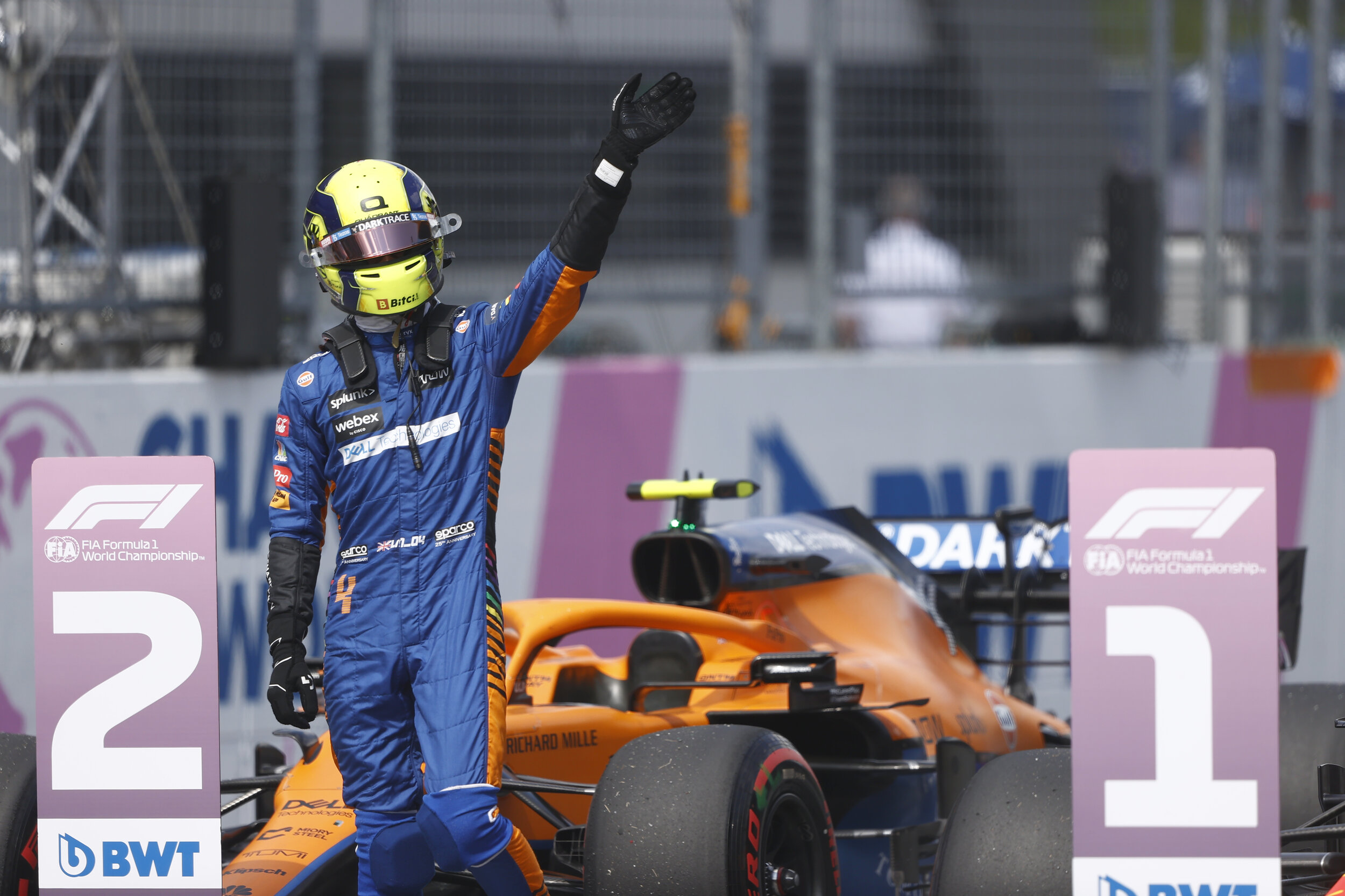 Lando Norris set the best qualifying result of his Formula 1 career. (Supplied)