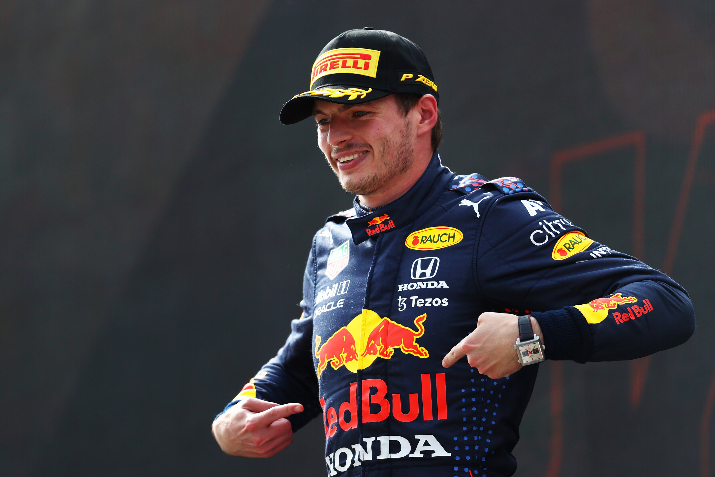 Max Verstappen celebrates two wins at home for Red Bull. (Getty Images/Red Bull Content Pool)