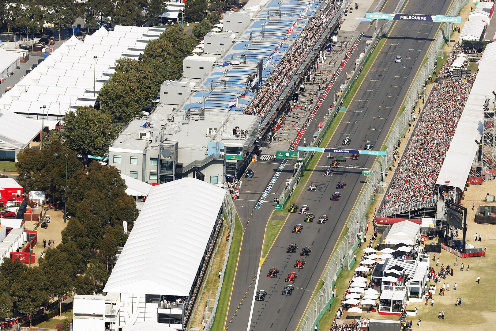 The Australian Grand Prix has been cancelled. (LAT Images)