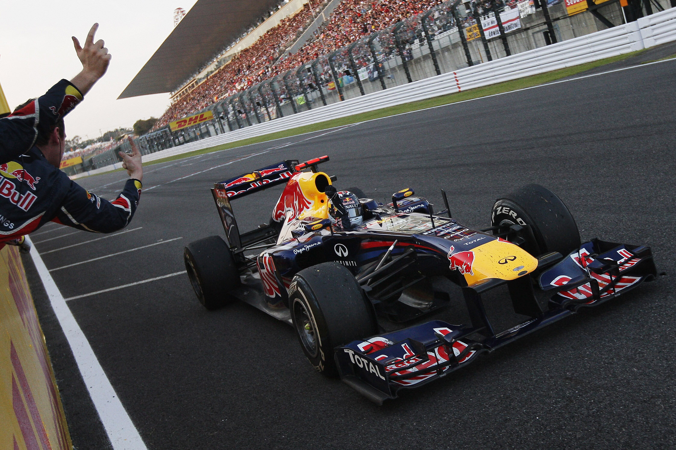 Sebastian Vettel won the 2011 Formula 1 world championship in the Red Bull RB7. (Supplied)