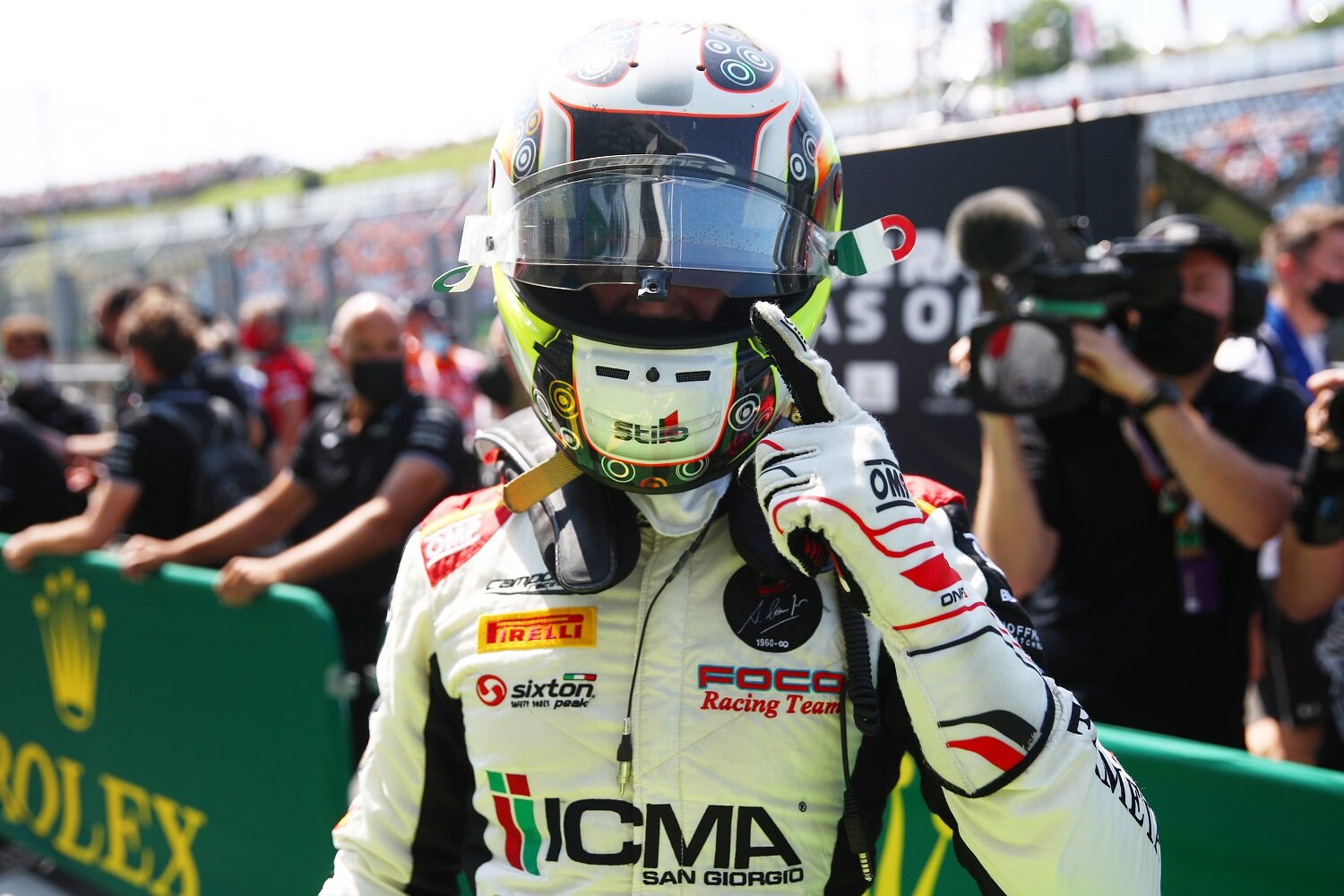 Lorenzo Colombo has taken his maiden victory in the 2021 FIA Formula 3 season. (Formula Motorsport)