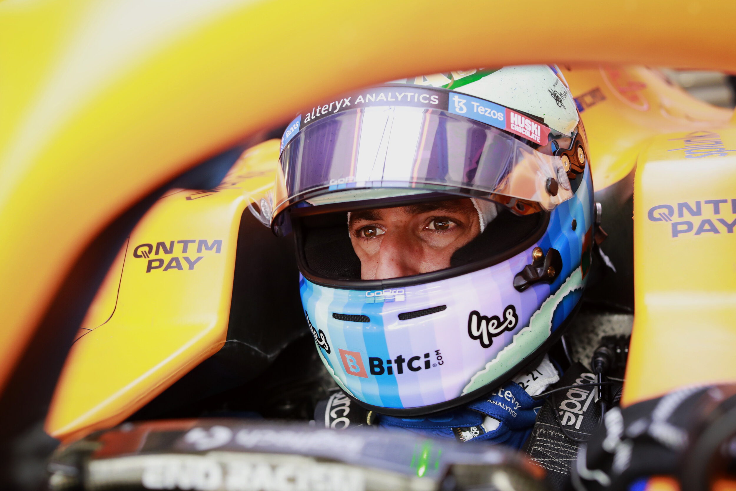 Daniel Ricciardo said he was happy after a competitive qualifying session at Monza. (Supplied)