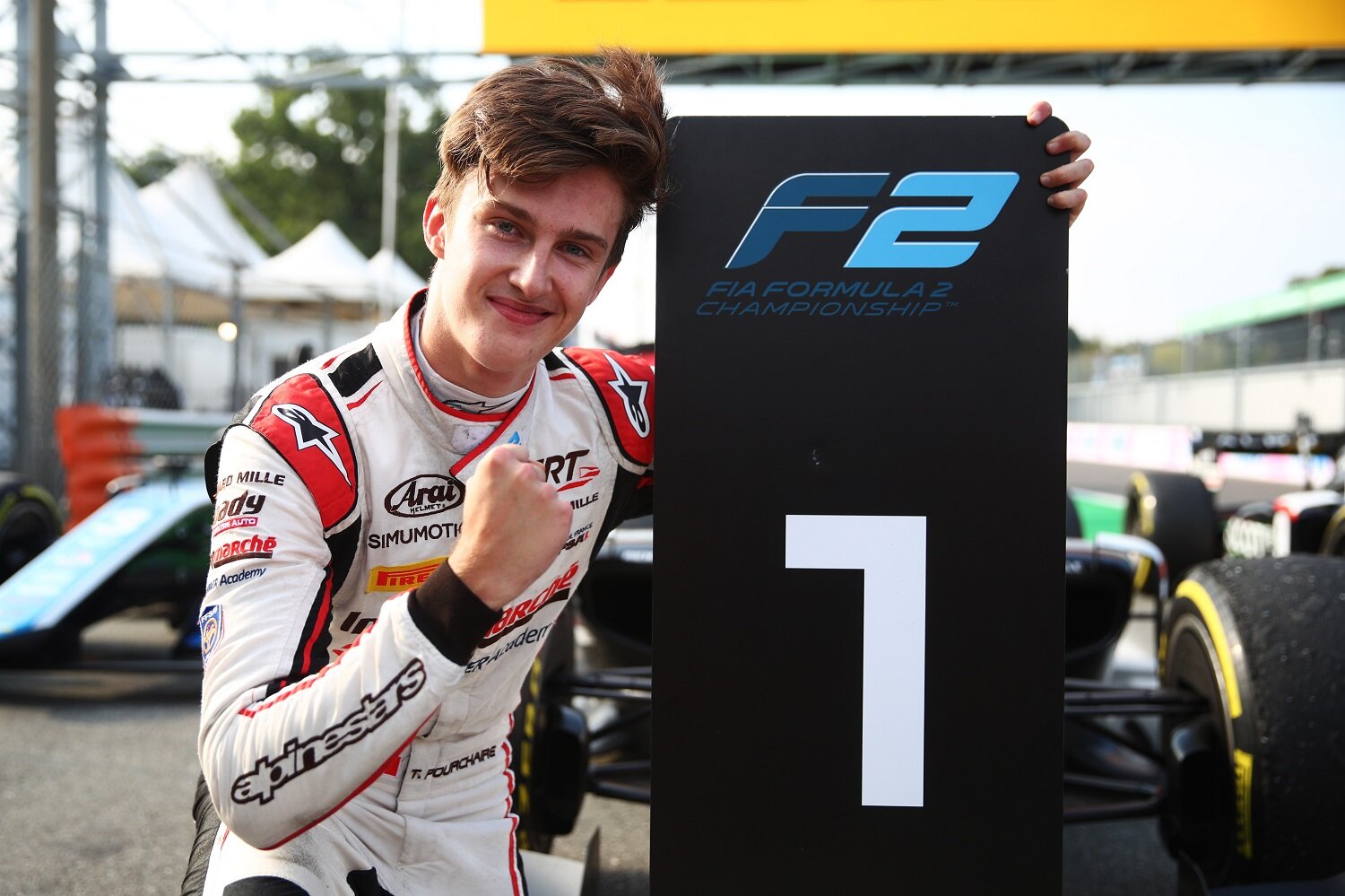 Theo Pourchaire took his second win of the FIA Formula 2 season at Monza. (Formula Motorsport Limited)
