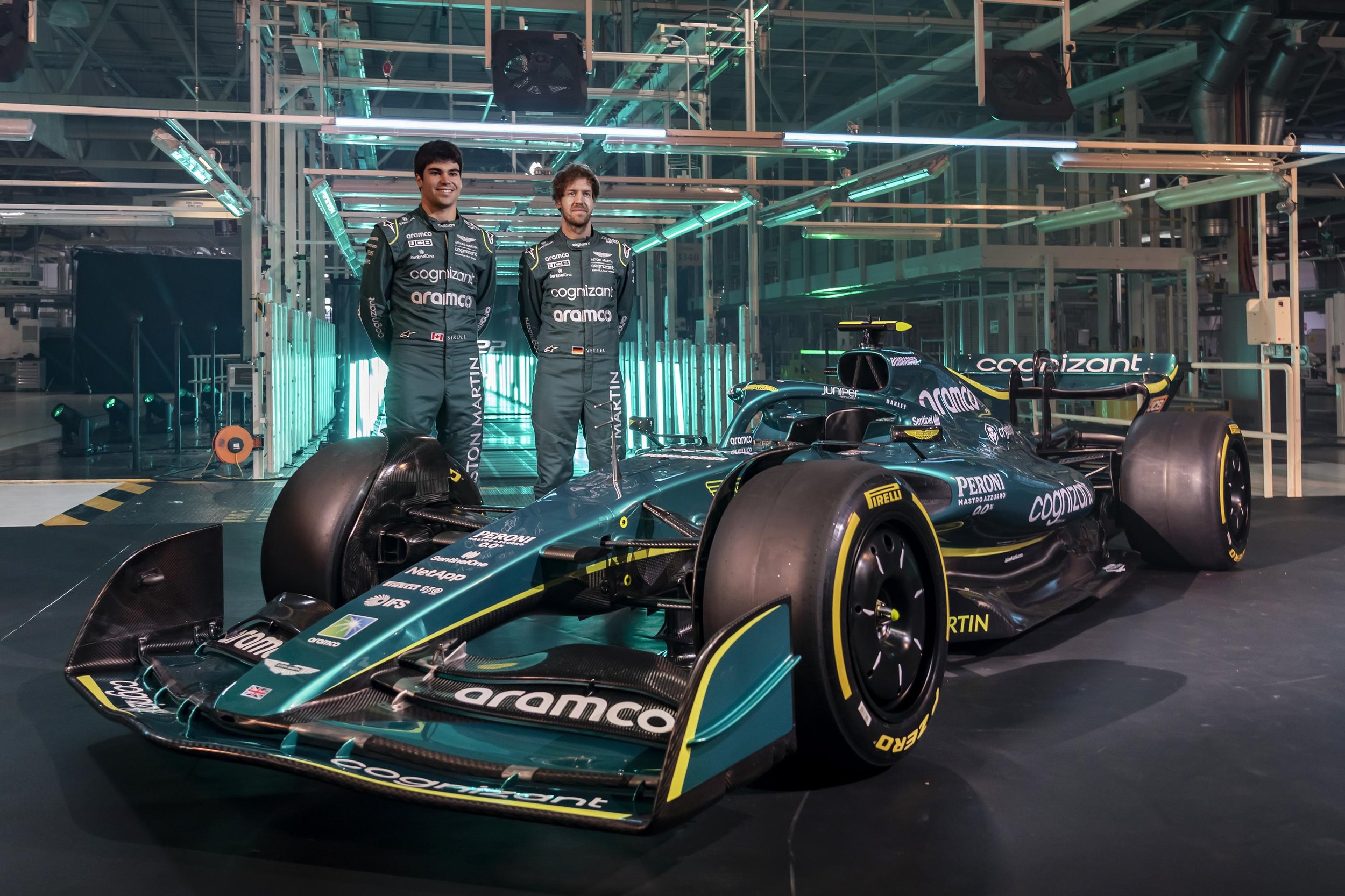 Aston Martin unveiled their 2022 car at an event at their Gaydon Headquarters