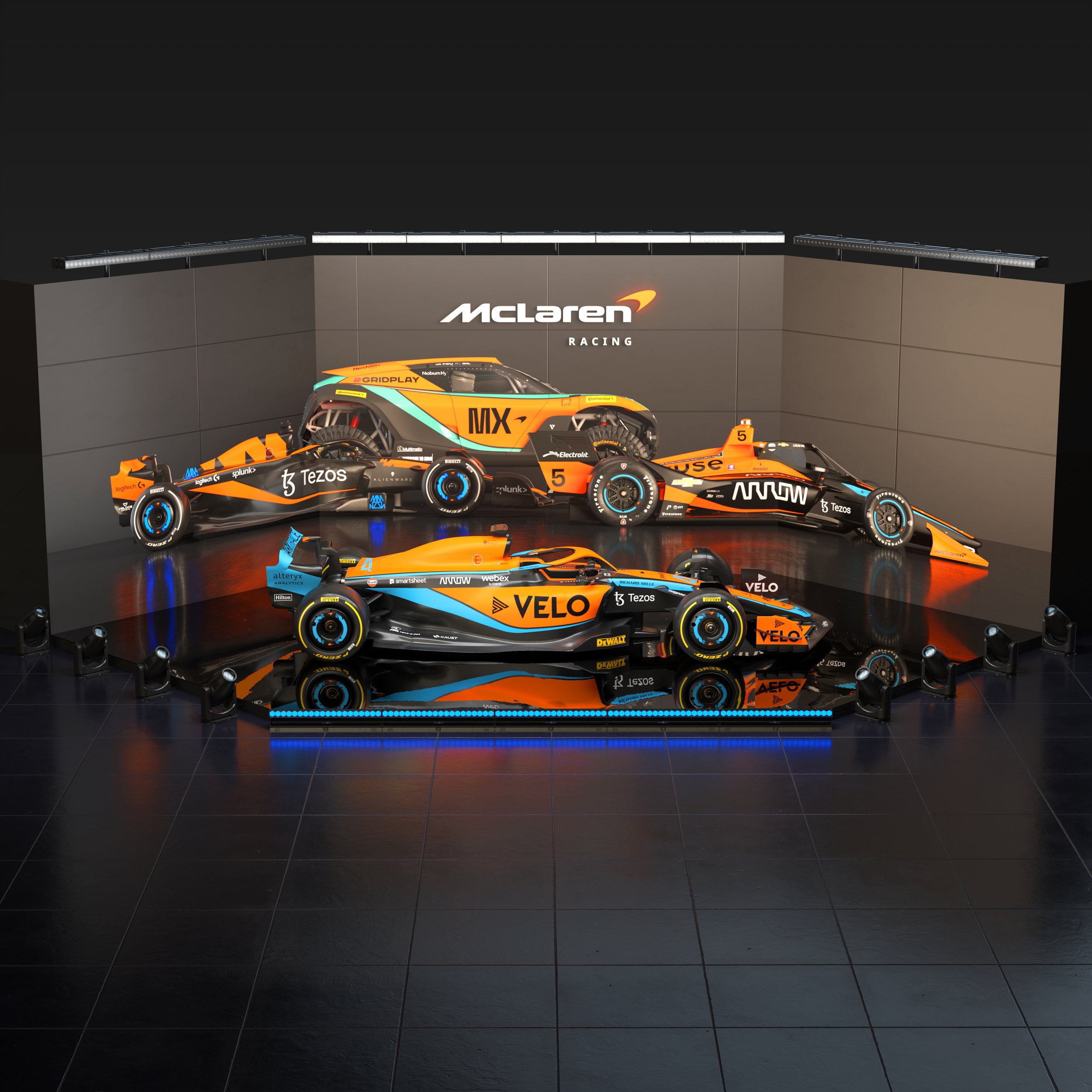 McLaren launched its Formula 1, IndyCar, Extreme E, and Esports cars