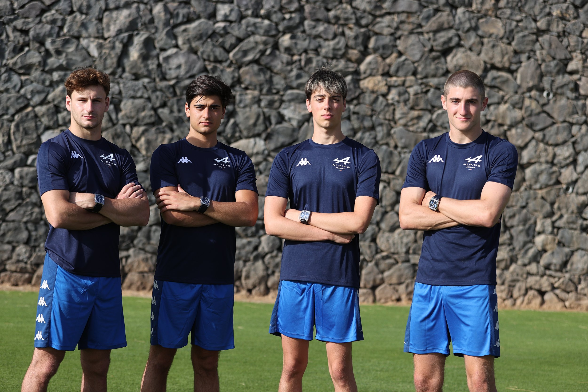 Doohan with the 2022 Alpine Academy drivers